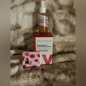 Volition Strawberry-C Serum 1 oz – Vitamin C + Hyaluronic Acid